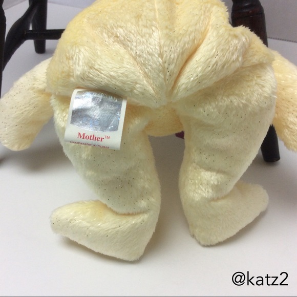 Ty Beanie Baby Retired Mother 2002 Yellow Bear - Picture 3 of 3